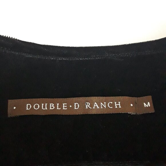 Double D Ranch Black Velvet Pintuck Ruffle Cropped Jacket M Punk Goth Whimsigoth - Picture 8 of 9